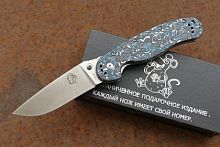 Складной нож Steelclaw Крыса Limited Edition 1 Blue