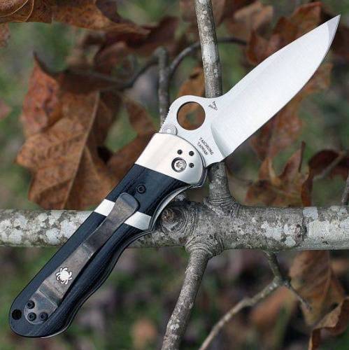 5891 Spyderco Lil' Sub-Hilt™ by Butch Vallotton - 224GP фото 9