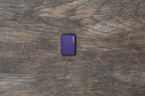 499 ZIPPO ЗажигалкаLogo Classic с покрытием Purple Matte фото 6
