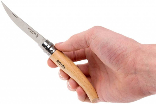 504 Opinel №8 VRI Folding Slim Beechwood фото 3 504 Opinel №8 VRI Folding Slim Beechwood фото 3